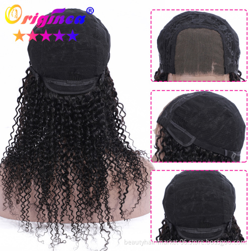 Cheap Wholesale micro braids wig Virgin Peruvian curly lace wig